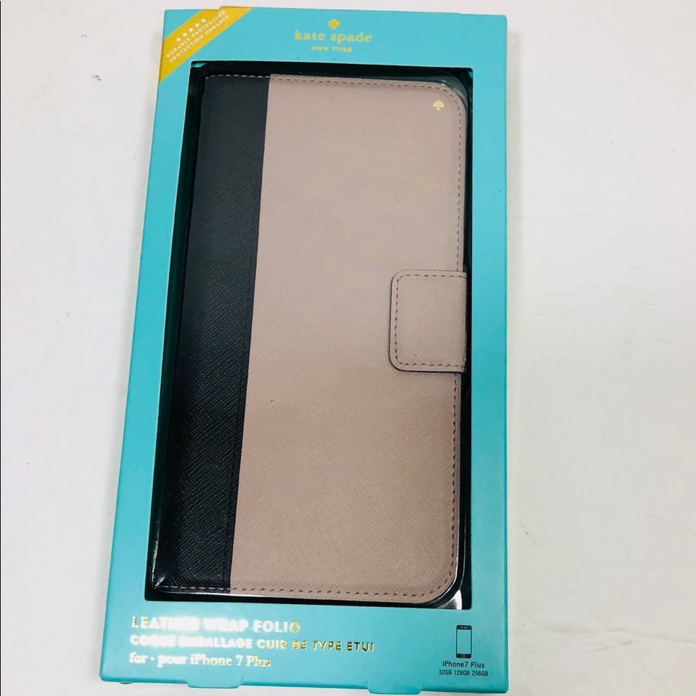 KATE SPADE Iphone 7/8 PLUS Case Leather Wrap Folio